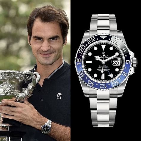 federer rolex batman|roger federer rolex oyster.